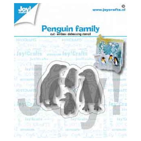 (6002/1417)Cutting embossing debossing dies penguin family