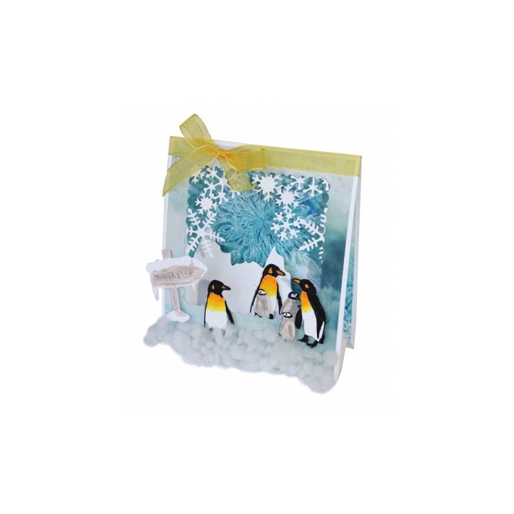 (6002/1417)Cutting embossing debossing dies penguin family
