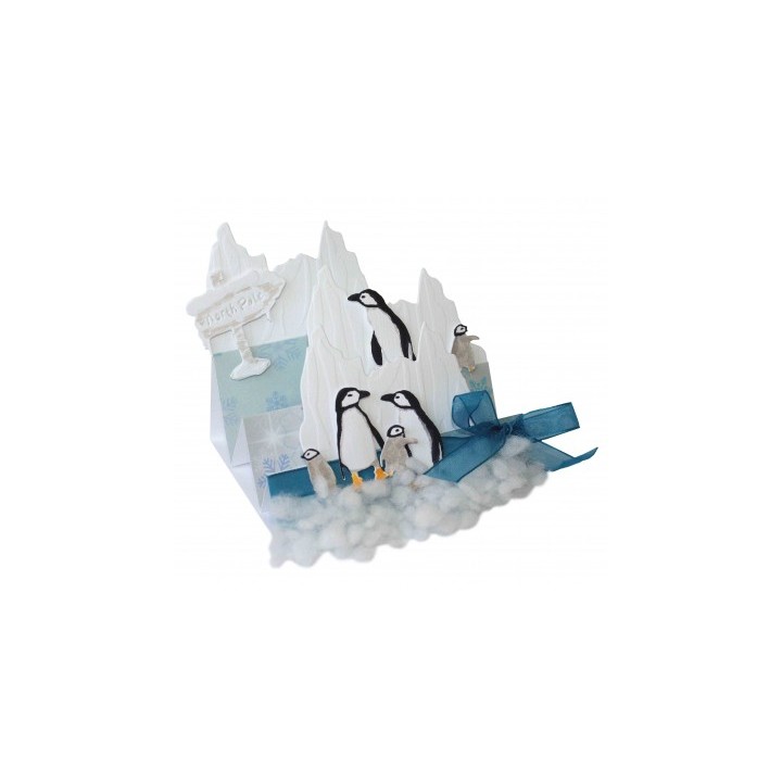 (6002/1418)Cutting embossing dies iceberg