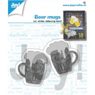 (6002/1421)Cutting embossing debossing dies beer mugs