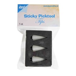 (6200/0009)Sticky picktool Tips 3pcs