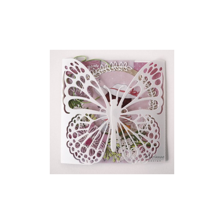 (LR0638)Creatables Gate folding die Butterfly