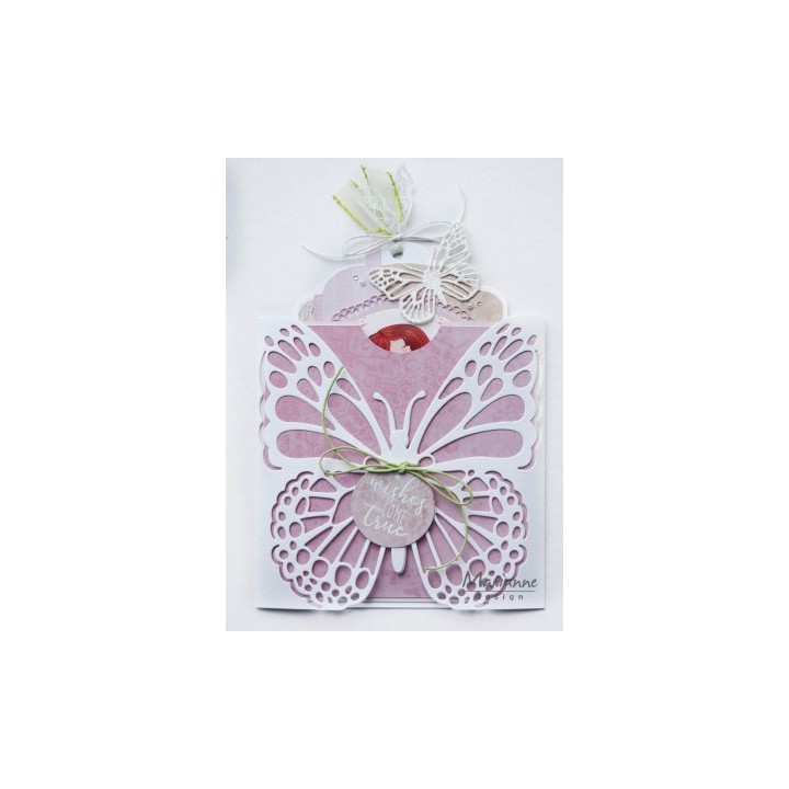 (LR0638)Creatables Gate folding die Butterfly