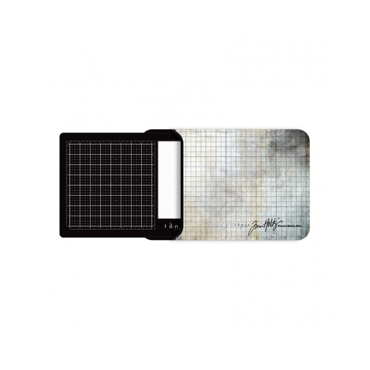 (2633E)Tonic Studios Tools - Travel Glass media mat (40,0x26,0cm) Tim Holtz