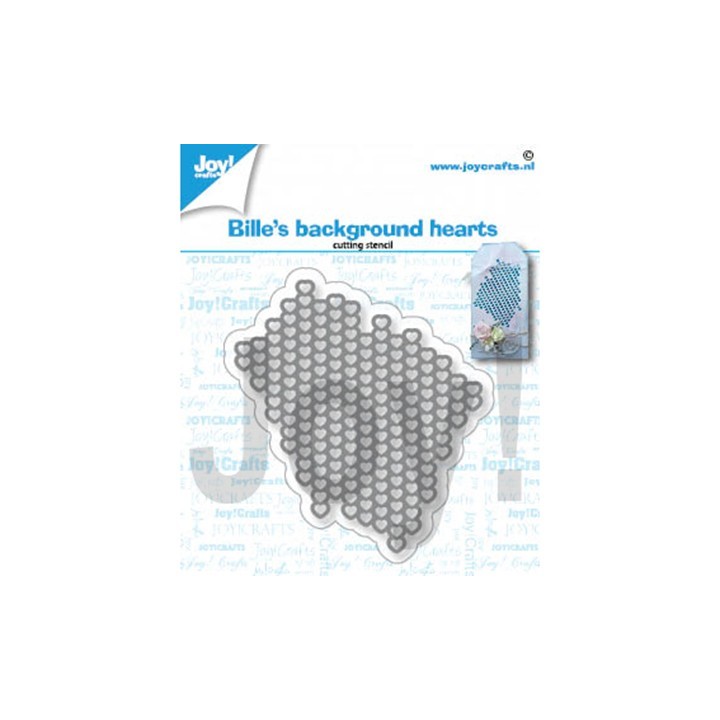 (6002/1363)Cutting dies Bille's background hearts