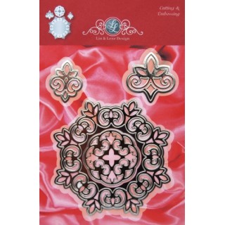 (1201/0060)Lin & Lene stencil set (2pcs) + 2 loose