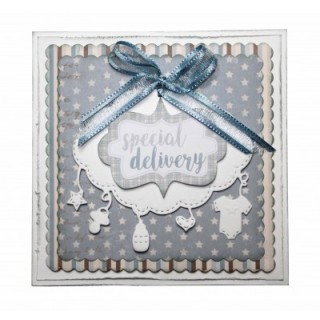 (6002/1408)Cutting embossing debossing dies Baby Cloud