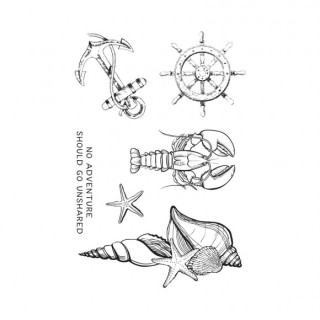 (CS373)Kaisercraft • Clear stamp Uncharted waters