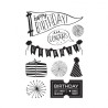 (CS376)Kaisercraft • Clear stamp Oh happy day!