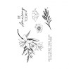 (CS377)Kaisercraft • Clear stamp Lily & moss