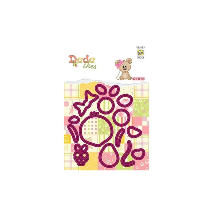 (DDD020)Nellie's Shape Dies DADA Farm animals Mouse
