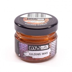 (COC-079)COOSA Crafts • Gilding wax Jewels golden amber 20ml