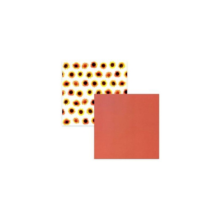 Pergamano Vellum pakketten zonnebloem / oranje