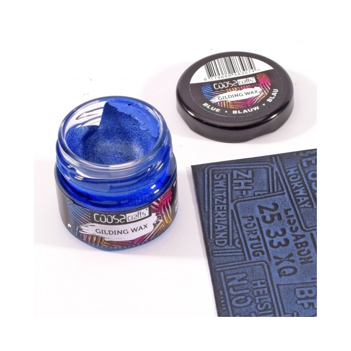 (COC-008)COOSA Crafts • Gilding wax metal blue 20ml