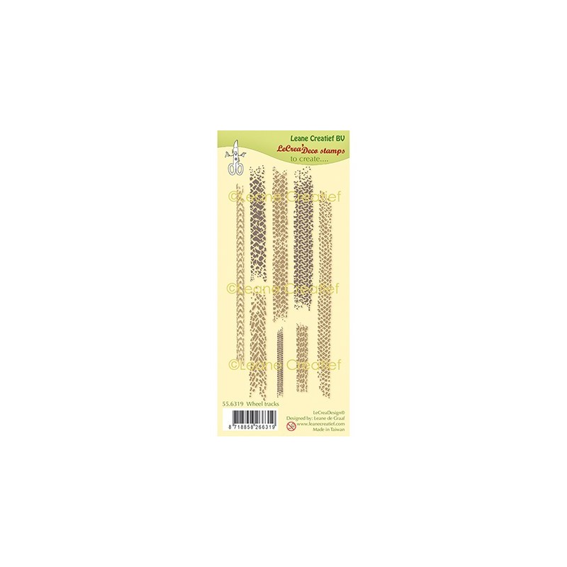 (55.6319)Clear Stamp Wheel Tracks (55.6319)Clear Stamp Wheel Tracks