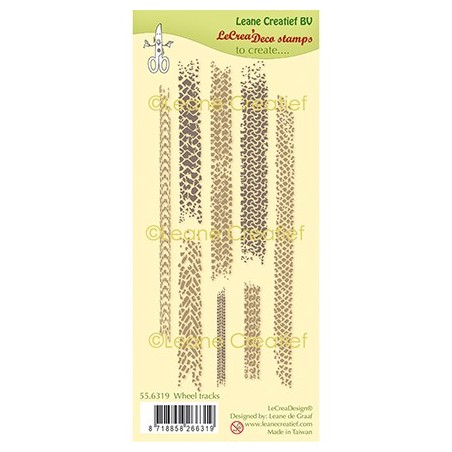 (55.6319)Clear Stamp Wheel Tracks