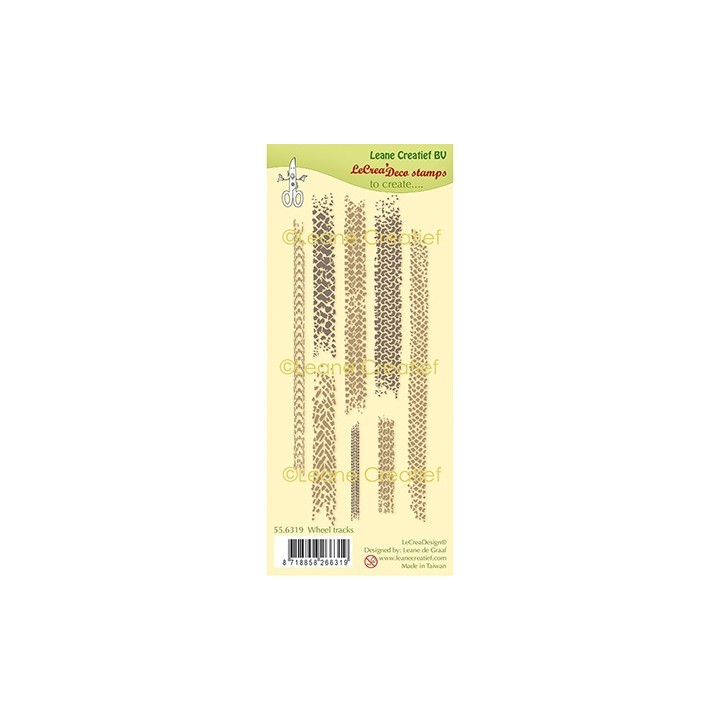 (55.6319)Clear Stamp Wheel Tracks
