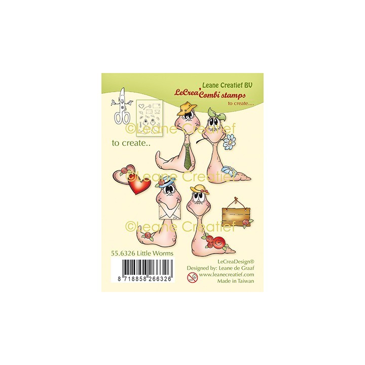 (55.6326)Clear Stamp Little Worms