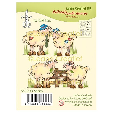 (55.6333)Clear Stamp Sheep