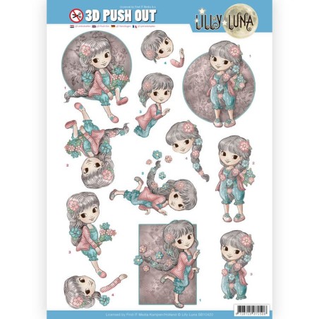(SB10420)3D Pushout - Lilly Luna - Flowers to Love