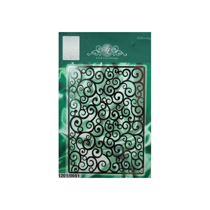 (1201/0051)Lin & Lene stencils achtergrond fantasie