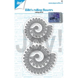 (6002/1440)Cutting dies Bille's rolling flowers