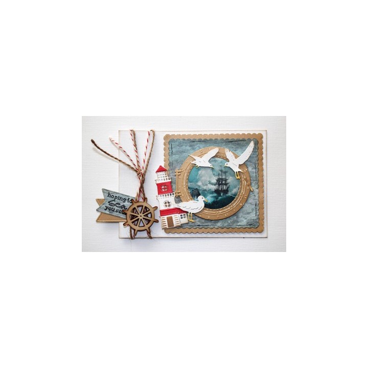 (6002/1443)Cutting dies Nautical Traveler - Seagulls