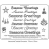 EMBOSSING EasyEmboss 'Seasons Greetings' Outlines - FINE