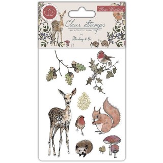 (CCSTMP003)Craft Consortium Winter Woodland Clear Stamps