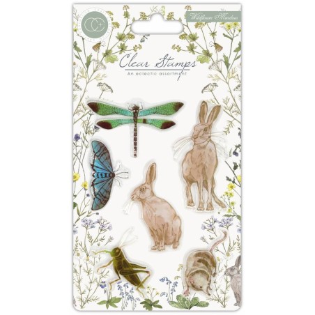(CCSTMP004)Craft Consortium Wildflower Meadow Clear Stamps