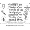 EMBOSSING EasyEmboss 'Thinking of You' Outlines - FINE