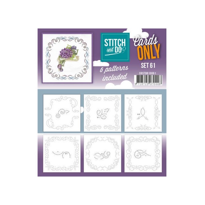 (COSTDO10061)Stitch & Do - Cards only - Set 61