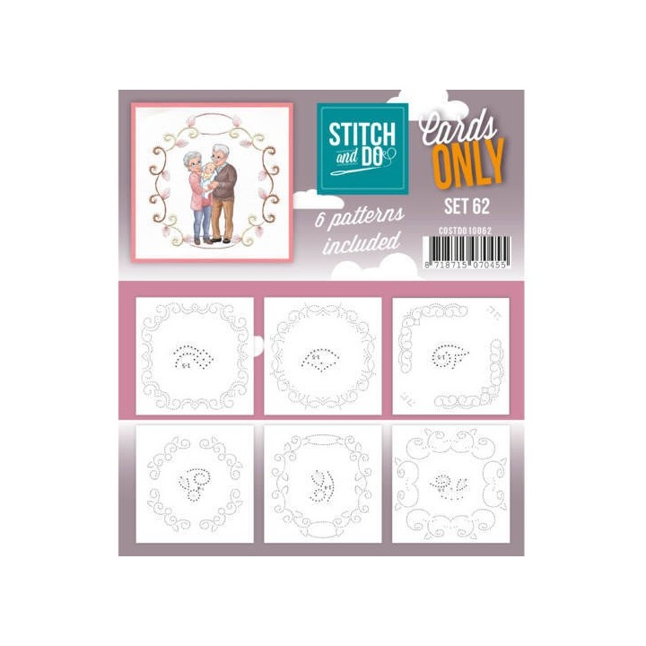 (COSTDO10062)Stitch & Do - Cards only - Set 62