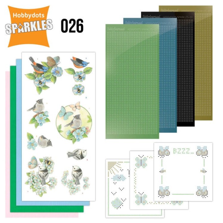 (SPDO026)Sparkles Set 26 - Happy Birds