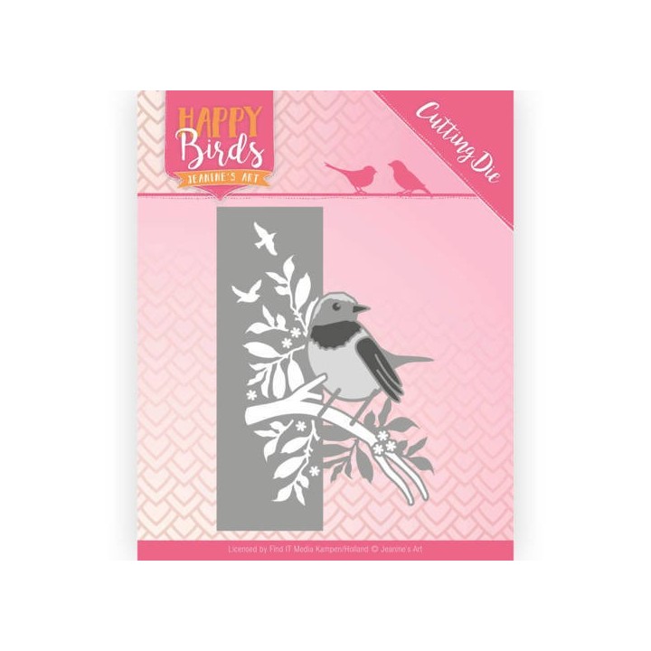 (JAD10086)Dies - Jeanine's Art - Happy Birds - Bird Edge