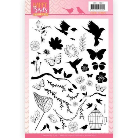 (JACS10030)Clear Stamps - Jeanine's Art - Happy Birds