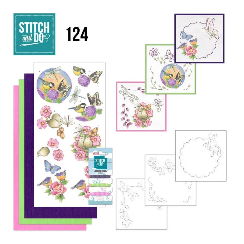 (STDO124)Stitch and Do 124 - Happy Birds