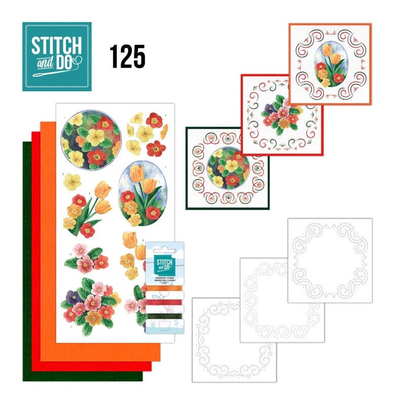 (STDO125)Stitch and Do 125 - Spring Flowers