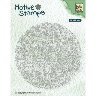 (TXCS012)Nellie's Choice Clear Stamp Flower Power