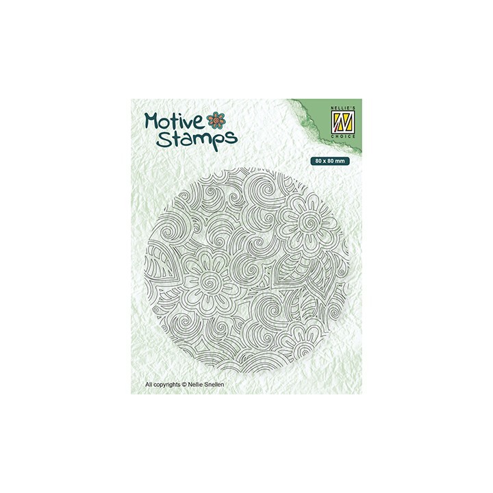 (TXCS012)Nellie's Choice Clear Stamp Flower Power