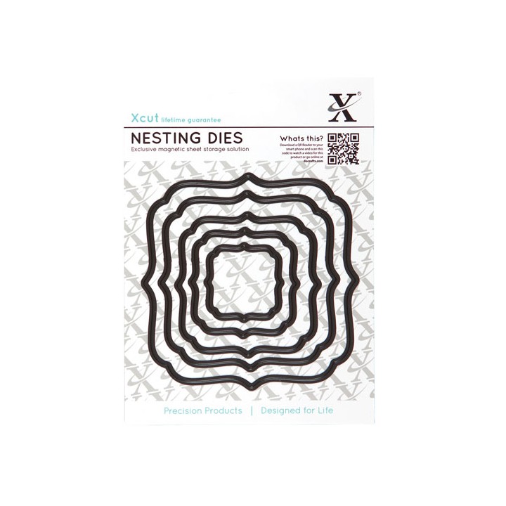 (XCU503401)Decorative dies - square parenthesis (5pcs)