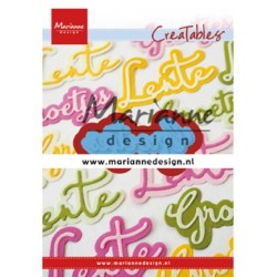 (LR0646)Creatables Groetjes