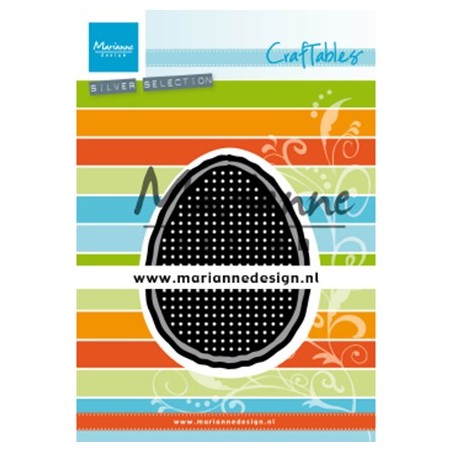 (CR1497)Craftables Cross stitch Easter egg
