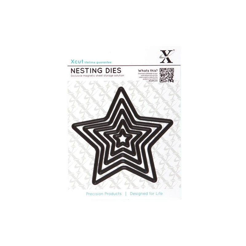 (XCU503400)Decorative dies - star (5pcs)