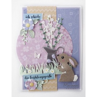 (CR1498)Craftables Bunny by Marleen