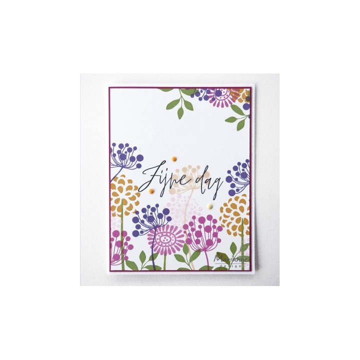 (CS1047)Clear stamp Colorful Silhouette - Fantasy