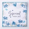 (CS1048)Clear stamp Colorful Silhouette - Botanical