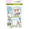 (1673)CraftEmotions clearstamps A6 - Sheep 1 Carla Creaties