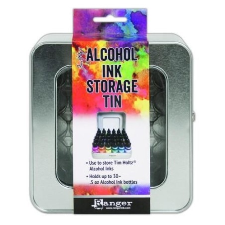 (TAC58618)Ranger Alcohol Ink Storage Tin Tim Holtz
