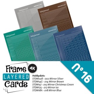(LCST016)Stickerset Layered frame cards 16